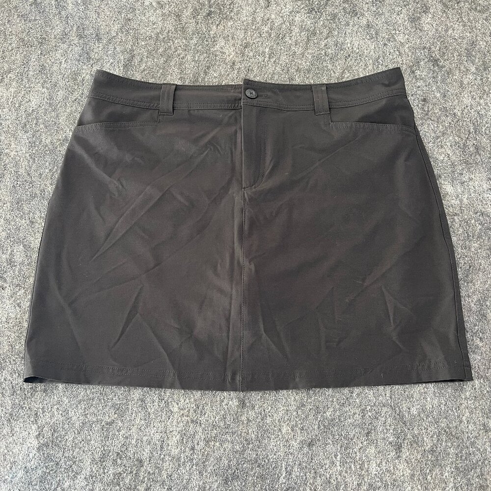 Womens EDDIE BAUER outdoors skort skirt shorts size 12 golf hiking athletic